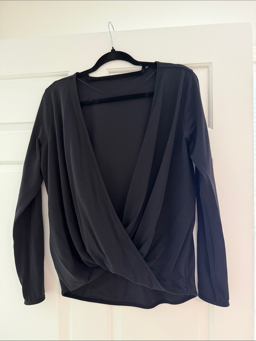 Rulu wrap front long sleeve
